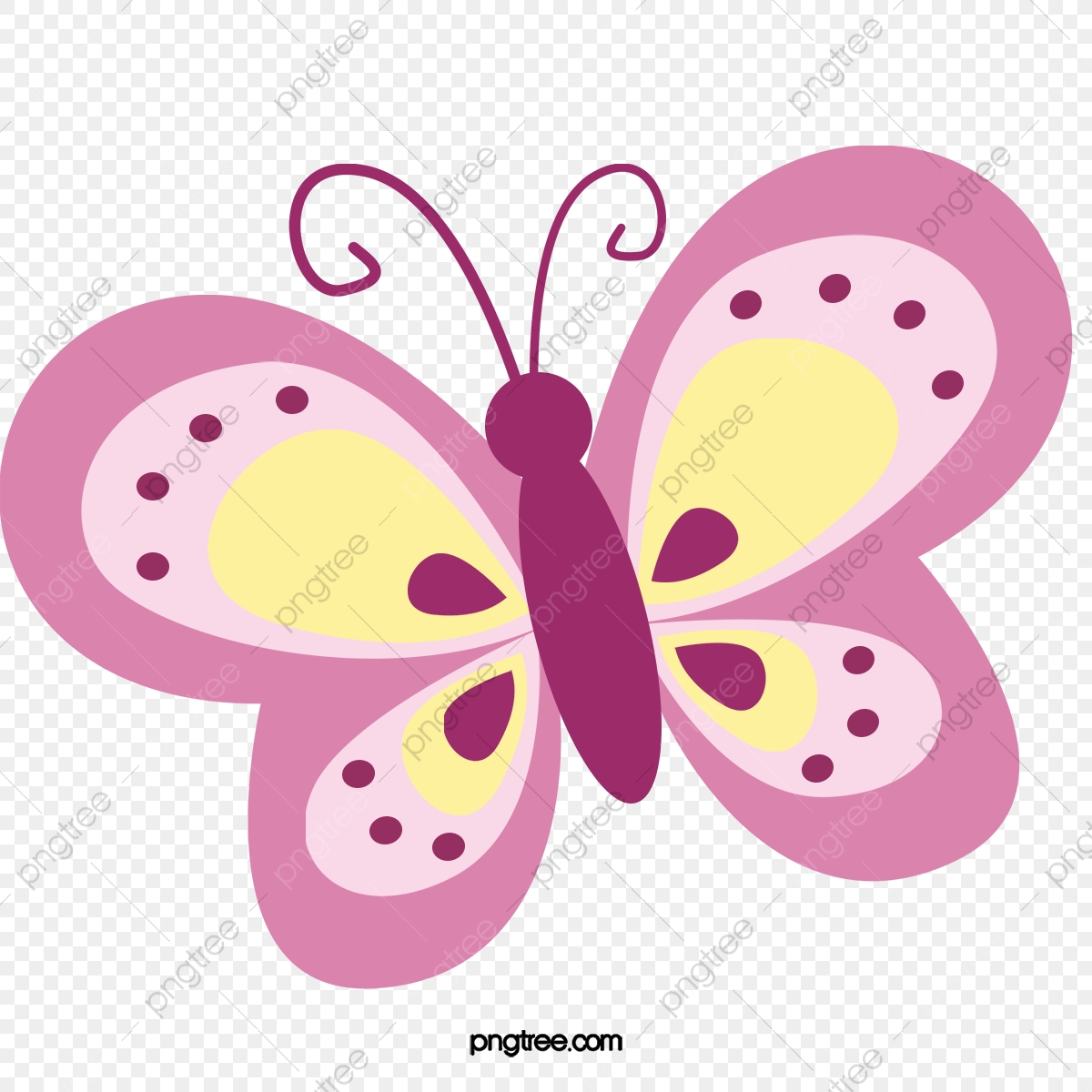 1200x1200 Cartoon Butterfly, Cartoon Vector, Butterfly Vector, Butterfly Png