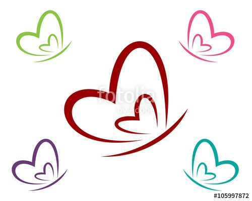 500x400 Butterfly Vector Logo Icon Stock Image And Royalty Free Vector