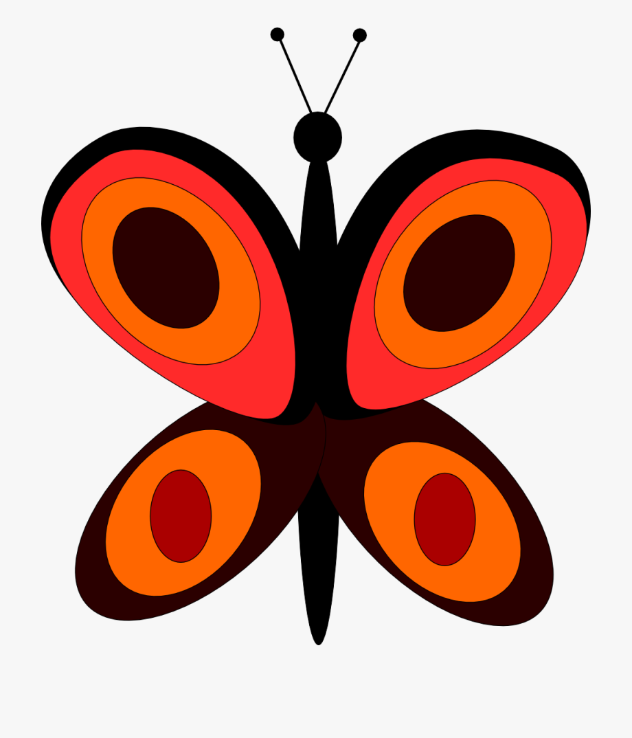 920x1074 Butterflies Clipart