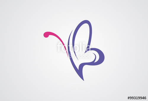 Beauty Butterfly Logo Vector Stock Image And Royalty Free Vector 500x342 Beauty Butterfly Logo Vector Stock Image And Royalty Free Vector
