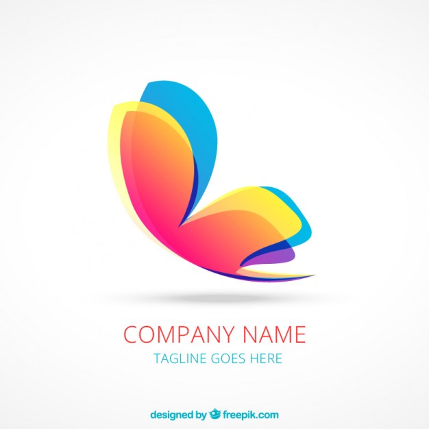 Colorful Butterfly Logo Vector Free Download 626x626 Colorful Butterfly Logo Vector Free Download