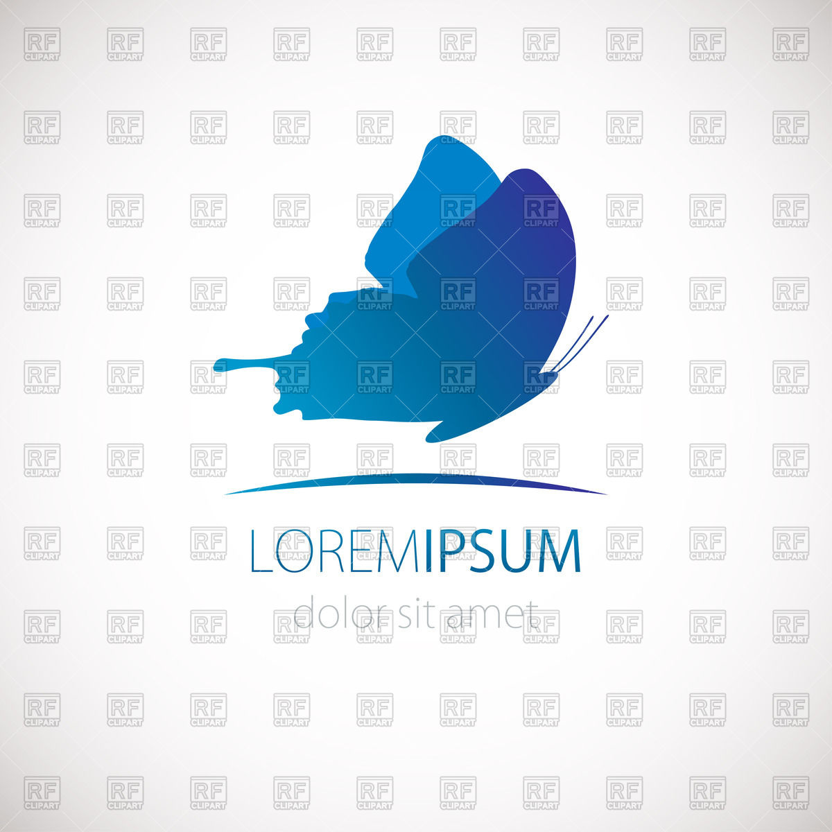Blue Butterfly Logo Vector Image Of Plants And Animals Mcherevan 1200x1200 Blue Butterfly Logo Vector Image Of Plants And Animals Mcherevan