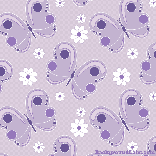 500x500 Butterfly Vector Pattern