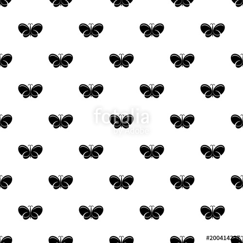 500x500 Butterfly Pattern Vector Seamless Stock Image And Royalty Free