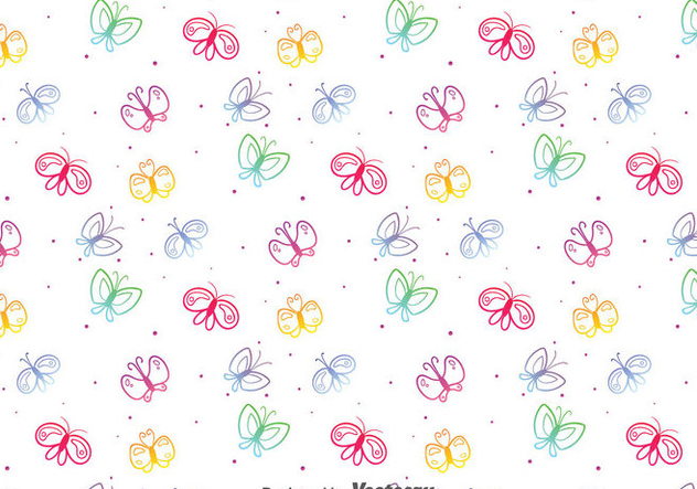 632x443 Colorful Butterfly Pattern Free Vector Download Cannypic