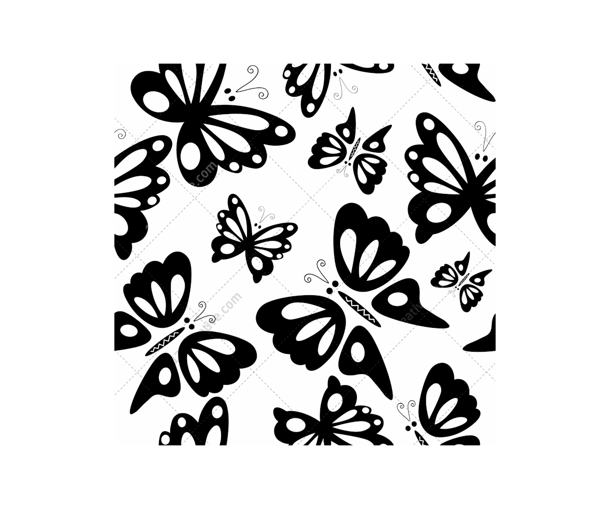 1200x1000 Lovely Butterfly Vector Patterns