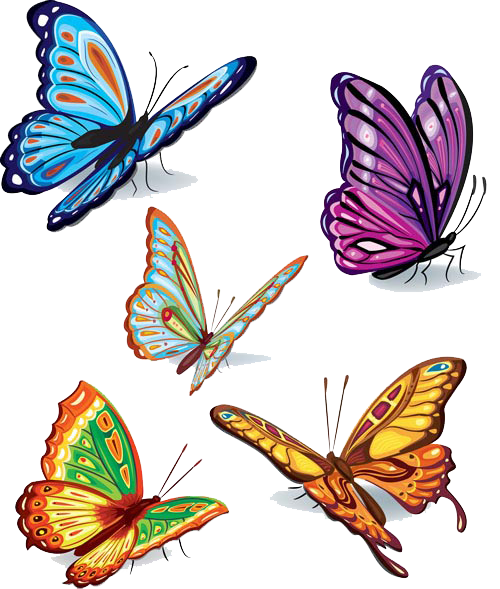 500x589 Download Butterflies Vector Image Hq Png Image Freepngimg