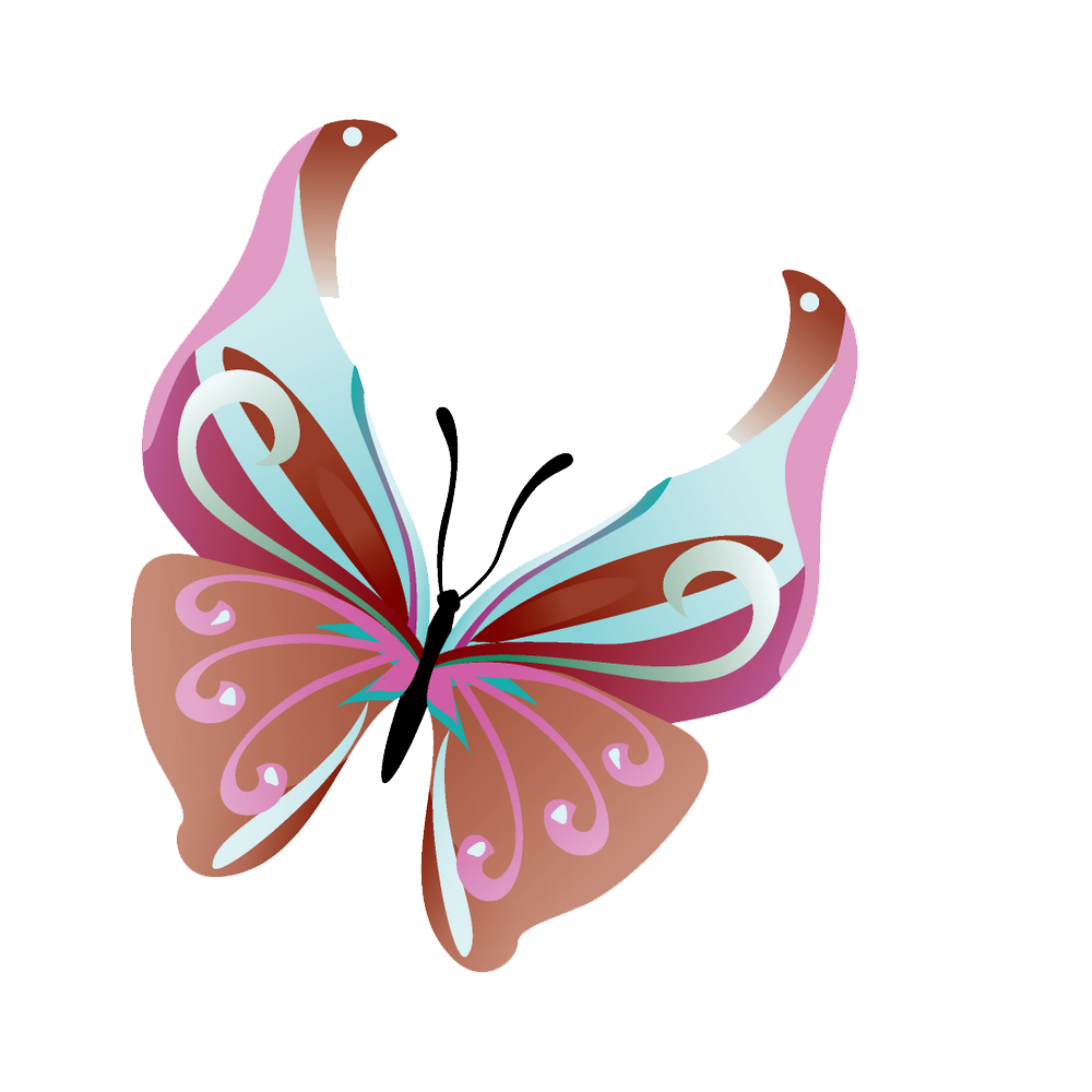 1000x1000 Download Butterflies Vector Transparent Png For Designing Projects
