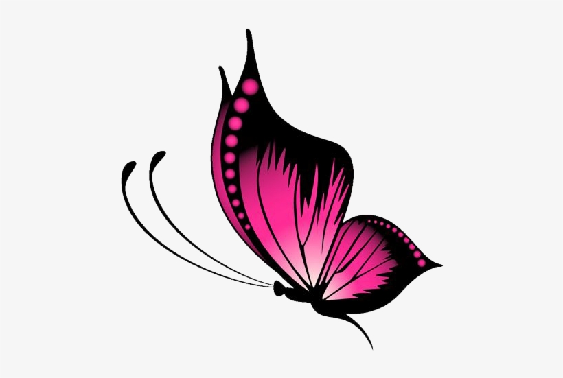 820x551 Pink Butterfly Vector Png Transparent Png