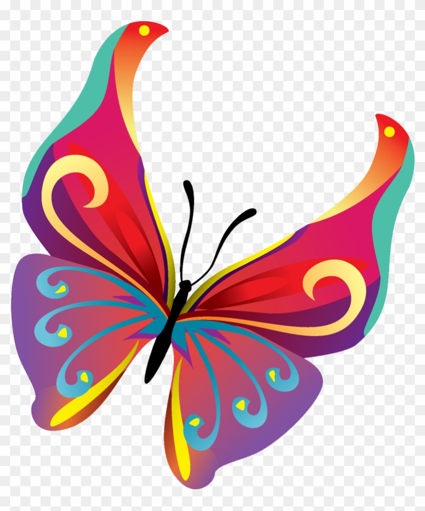 840x1009 Butterflies Vector Png Pic