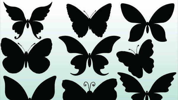 Butterfly Silhouette Vector