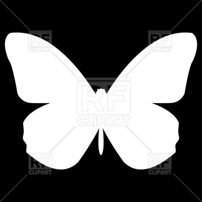 Butterfly Silhouette Vector Image Of Objects 400x400 Butterfly Silhouette Vector Image Of Objects