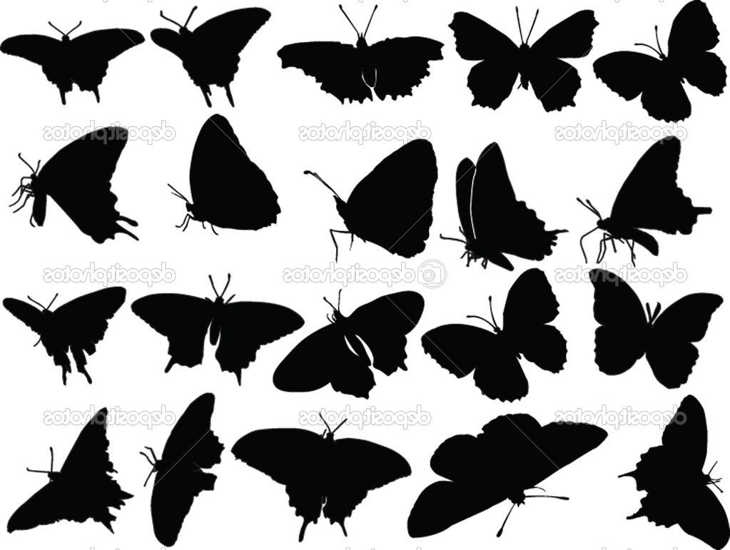 Unique Flying Away Butterfly Silhouette Drawing Free Vector Art 1023x771 Unique Flying Away Butterfly Silhouette Drawing Free Vector Art