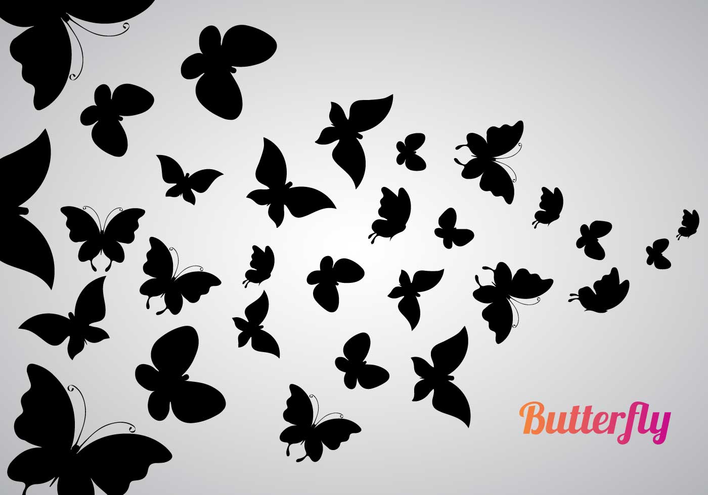 Butterfly Free Vector Art 1400x980 Butterfly Free Vector Art