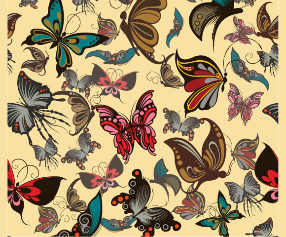 580x480 Beautiful Butterflies Vector Designfollow