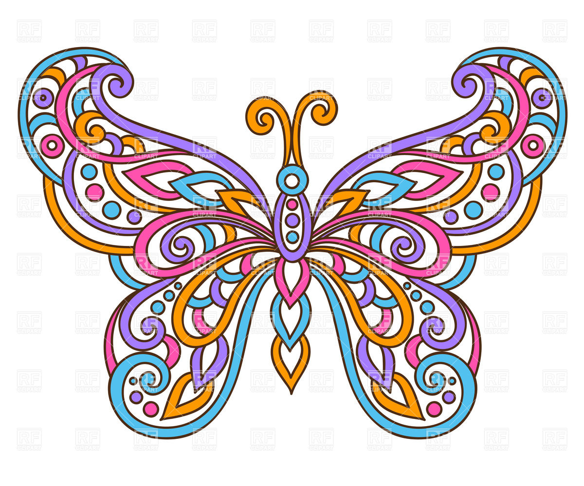 Butterfly Vector Art At Vectorified Com Collection Of Butterfly Vector Art Free For Personal Use