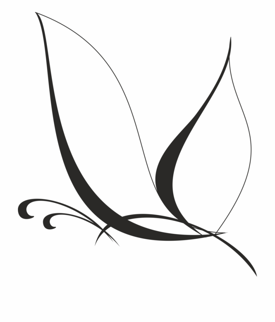 920x1077 Black And White Clip Art Free Butterflies Vector Butterfly