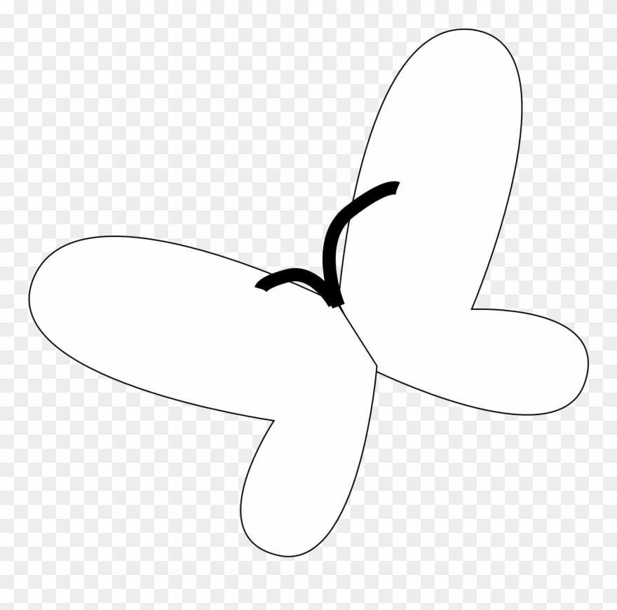 880x870 Butterfly Clip Art Black And White