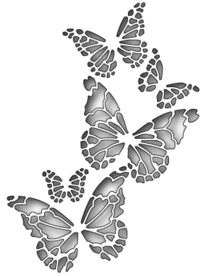 727x960 Memory Box Butterfly Vector Art Dxf Free Download