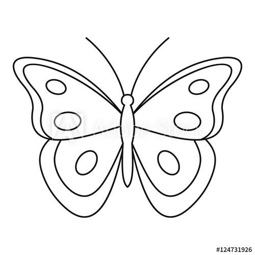 Aphantopus Butterfly Icon Outline Illustration Of Aphantopus 500x500 Aphantopus Butterfly Icon Outline Illustration Of Aphantopus