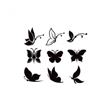 360x360 Butterfly Vector, Free Download Butterflies, Butterfly Wings