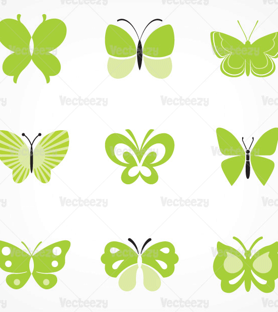 550x618 Hand Picked Beautiful Butterfly Vectors Collection Free
