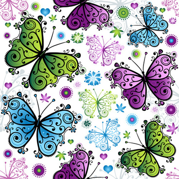 Cute Butterfly Wallpaper Pattern Free Vector Download 368x368 Cute Butterfly Wallpaper Pattern Free Vector Download