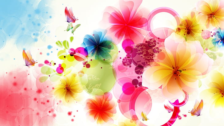Hd Wallpaper Vector Design Flowers And Butterflies, Butterfly 728x410 Hd Wallpaper Vector Design Flowers And Butterflies, Butterfly