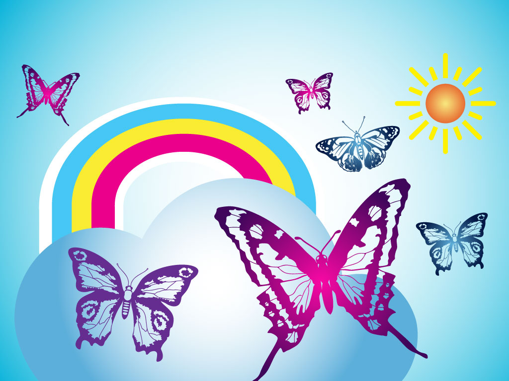 Butterflies Vector Images 1024x768 Butterflies Vector Images