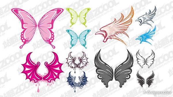 Butterfly Wings Vector