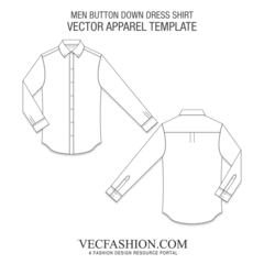 240x240 Men Button Down Dress Shirt