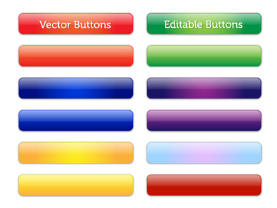 400x300 Free Vector Editable Glossy Buttonss Clipart And Vector Graphics