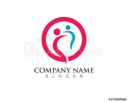 500x400 Mother And Baby Logo Vector Icon