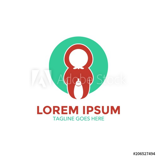 500x500 Baby Shop Logo Vector Design