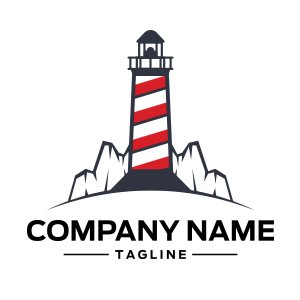 300x300 Lighthouse Geometric Logo Vector Buy The Logo Vector Format Scalable