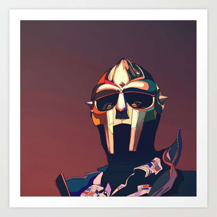 700x700 Mf Doom Vector Art Art Print