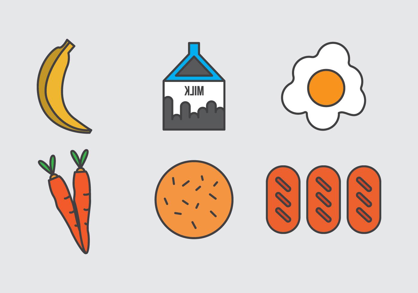 1400x980 Unique Flat Vectors Lunch Design Free Vector Art, Images