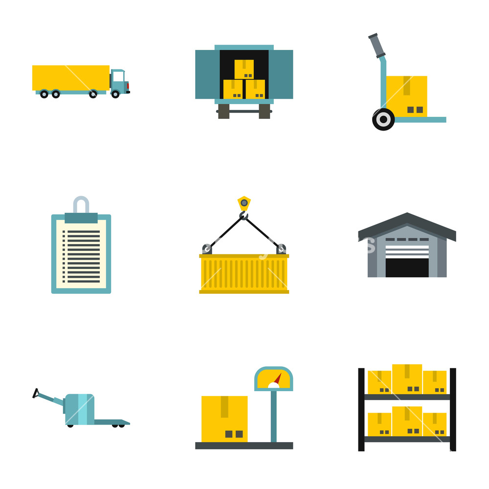 1000x1000 Store Icons Set Flat Illustration Of Store Vector Icons For Web