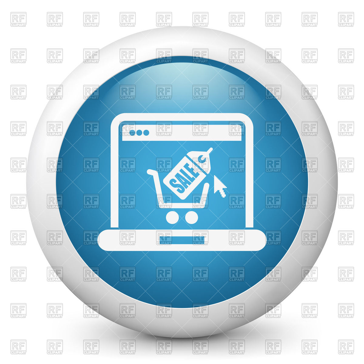 1200x1200 Buy Online With Sale Label