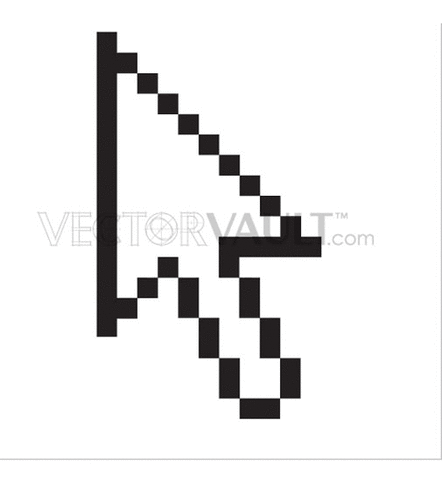 442x500 Buy Vector Mouse Arrow Mac Point Icon Logo Graphic Royalty Free