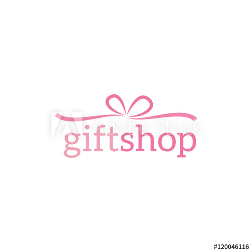 Gift Shop Logo Design Vector 500x500 Gift Shop Logo Design Vector