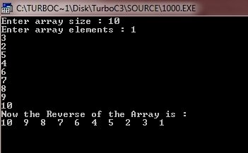 351x217 C Program To Reverse Array
