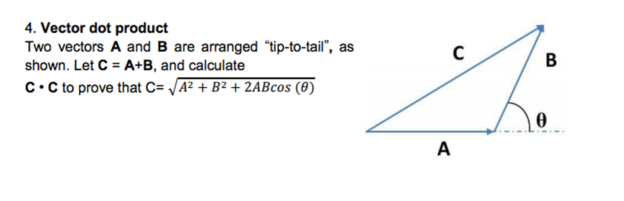 2046x660 Solved Vector Dot Product Two Vectors A And B Are Arrange
