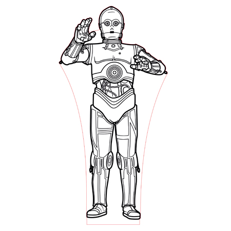 450x450 C Illusion Lamp Plan Vector For Cnc