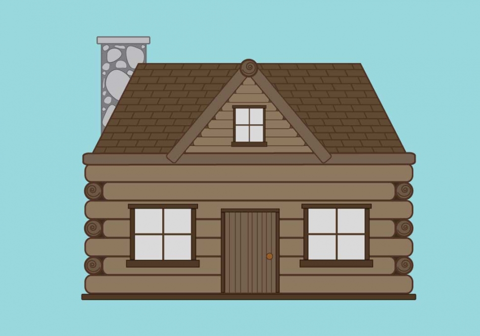 Log Cabin Vector Download Av Designs 950x665 Log Cabin Vector Download Av Designs