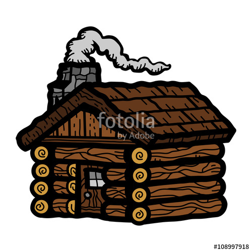 Log Cabin Vector Icon Stock Image And Royalty Free Vector 500x500 Log Cabin Vector Icon Stock Image And Royalty Free Vector