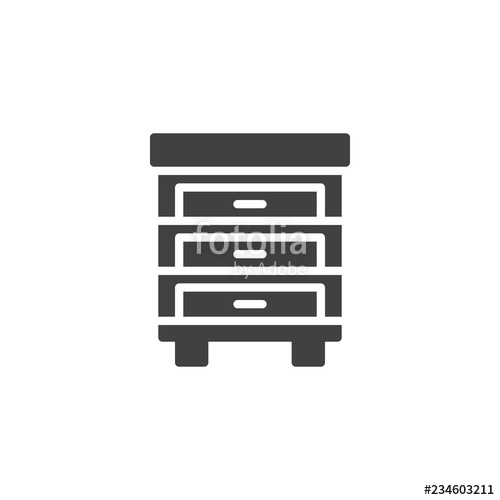 Drawer Cabinet Vector Icon Filled Flat Sign For Mobile Concept 500x500 Drawer Cabinet Vector Icon Filled Flat Sign For Mobile Concept