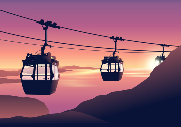 Cable Car Vector