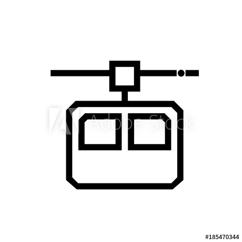 Cable Car Vector Icon 500x500 Cable Car Vector Icon