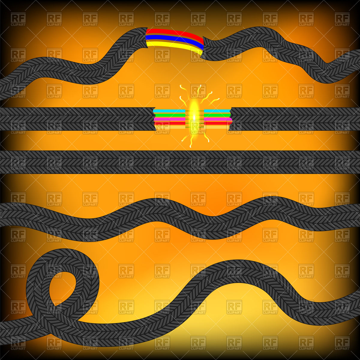 Cables Background With Damaged Cable Vector Image Of Backgrounds 1200x1200 Cables Background With Damaged Cable Vector Image Of Backgrounds